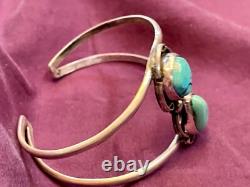 Gilbert Nez ('47-2007), Master Silversmith, An early work. Size 6 3/4 cuff