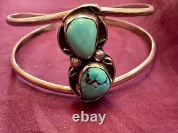 Gilbert Nez ('47-2007), Master Silversmith, An early work. Size 6 3/4 cuff