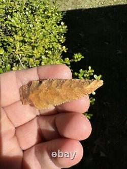 Gorgeous Ancient Authentic Little Bear Creek Arrowhead From North Mississippi