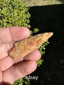 Gorgeous Ancient Authentic Little Bear Creek Arrowhead From North Mississippi