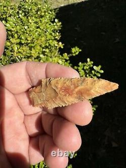 Gorgeous Ancient Authentic Little Bear Creek Arrowhead From North Mississippi