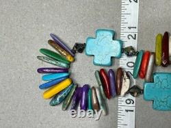 Gorgeous Colorful Turquoise, Howlite, and other Gems, 21