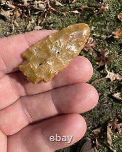 Gorgeous Translucent Ancient Authentic Agate Arrowhead From Mississippi