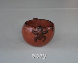 Grace Cough Early Maricopa Indian Effigy Frog Pot