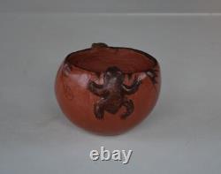 Grace Cough Early Maricopa Indian Effigy Frog Pot