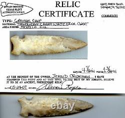 Graham Cave Arrowhead, C. O. A. Early to Mid-Archaic, 8700 8100 B. P