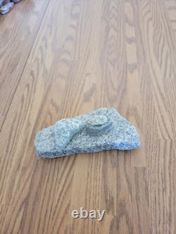 Granite Dog Table Native American Stone Effigy Rock Art, Artifacts, Tools