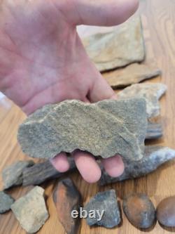 Gray Shiny Fish -Native American Indian Stone Effigy Rock Art, Artifacts, Tools