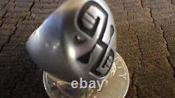 HOPI Ring Mystical Harmonies Early and unsigned Sterling weighty16.3 g size 10.5