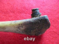 Hand Carved Native Bullet Pipe, Early American Pipe, Day-03389