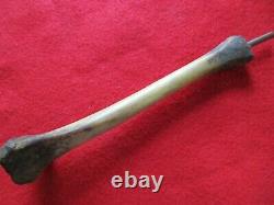 Hand Carved Native Bullet Pipe, Early American Pipe, Day-03389