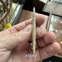 Hardin Barbed Dart Point 2 13/16 Bullseye Chert NE Arkansas Fleming Dickey COA