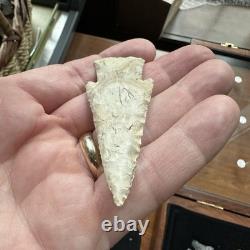 Hardin Barbed Dart Point 2 13/16 Bullseye Chert NE Arkansas Fleming Dickey COA