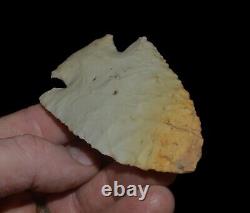 Hardin Pickaway Co Ohio Flint Ridge Indian Arrowhead Artifact Relic Rogers Coa