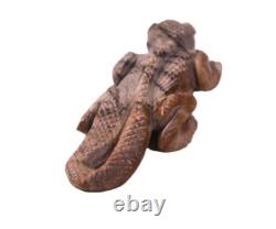 Highly Detailed Zuni Lizard Fetish by Hudson Sandy Early 21st Century