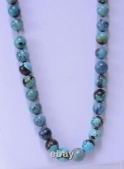 Hubbell Beads - Turquoise round beads Early 20th Century