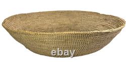 Huge Early Navajo / Dine BASKET BOWL Native American Indian Southwest 21 Wide