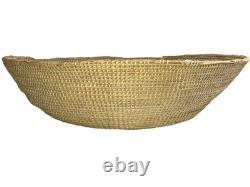 Huge Early Navajo / Dine BASKET BOWL Native American Indian Southwest 21 Wide