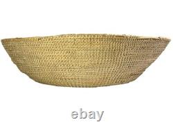Huge Early Navajo / Dine BASKET BOWL Native American Indian Southwest 21 Wide