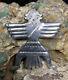 Important! 1920's Signed Zuni Juan De Dios Sterling Silver Knifewing Pin