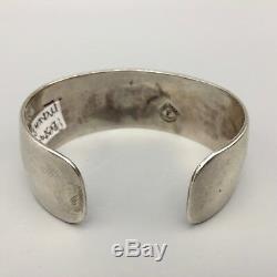 INCREDIBLE! Early PRESTON MONONGYE Hopi, Sterling Silver Overlay Bracelet