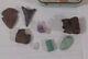 Indian Artifacts Arrow Heads Carved Jade Piece's And Other Relics