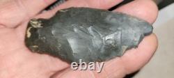 Indian arrowheads artifacts Early Woodland found along Nottawa river Michigan