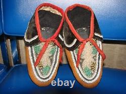 Iroquois Moccasins Early and Beaded