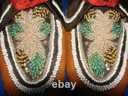 Iroquois Moccasins Early and Beaded