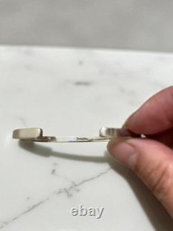 Jennifer Curtis Early Signature Sterling Silver Bangle Navajo Indian Jewelry