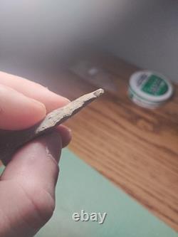 Killer Early Archaic Dalton Attleboro MASS. Beaver Site 1920's 3 Arrowhead