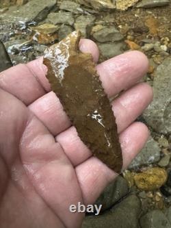 Large Ancient Authentic Very Nice Pinetree Arrowhead From North East Mississippi
