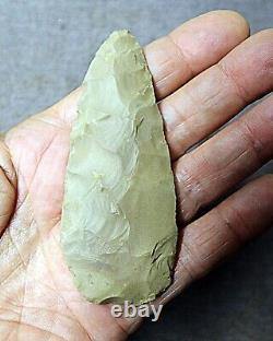 Large Archaic Indian Artifacts, Beautiful colored chert