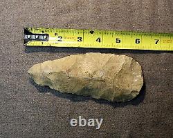 Large Archaic Indian Artifacts, Beautiful colored chert