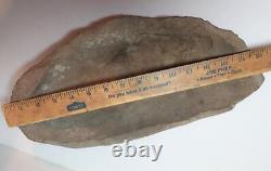 Large Authentic Early Native American Indian Grinding Stone Mortar Bowl - More