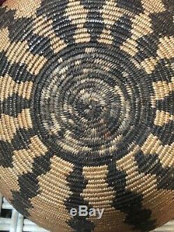 Large Native American Basket, Apache, Early 1900s