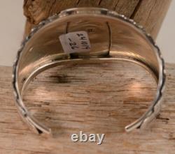 Large Navajo Cuff Bracelet Large Turquoise Late 20th/ Early 21st Century