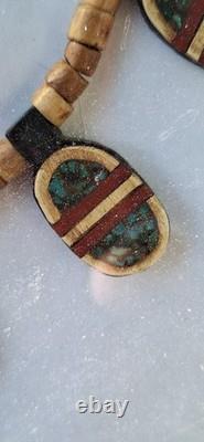 Late 19th (1800's) To Early 20th (1900's) Century Navajo Tribal Necklace