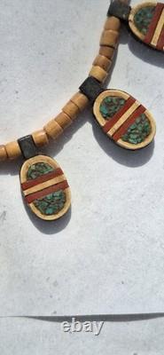 Late 19th (1800's) To Early 20th (1900's) Century Navajo Tribal Necklace