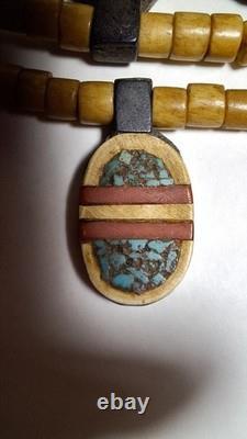 Late 19th (1800's) To Early 20th (1900's) Century Navajo Tribal Necklace