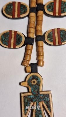 Late 19th (1800's) To Early 20th (1900's) Century Navajo Tribal Necklace