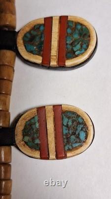 Late 19th (1800's) To Early 20th (1900's) Century Navajo Tribal Necklace