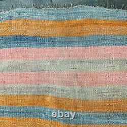 Late 19th/ Early 20th C. Native American Striped Blanket