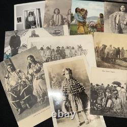 Lot of 14 Native American Postcards c1900s-1920s RPPCs & Lithos Cultural Scenes