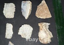 Lot of 15 Ancient Stone Tools, Blades, Choppers, Scrappers, Etc, From Cen. Texas