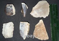 Lot of 15 Ancient Stone Tools, Blades, Choppers, Scrappers, Etc, From Cen. Texas