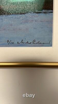 Michael B. Coleman Signed Early Snow Native American Camping Art 3/10