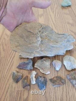 Mountain Goat + Native American Indian Stone Effigy Rock Art, Artifacts, Tools