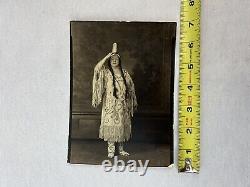 NATIVE AMERICAN INDIAN PHOTO PICTURE EARLY 1900s Original 7x5 Antique