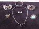 Native American Sterling Jewelry Lot With Other Jewelry 119grams